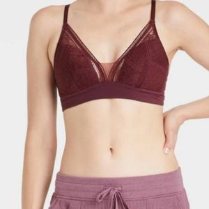 Auden lace mauve bra